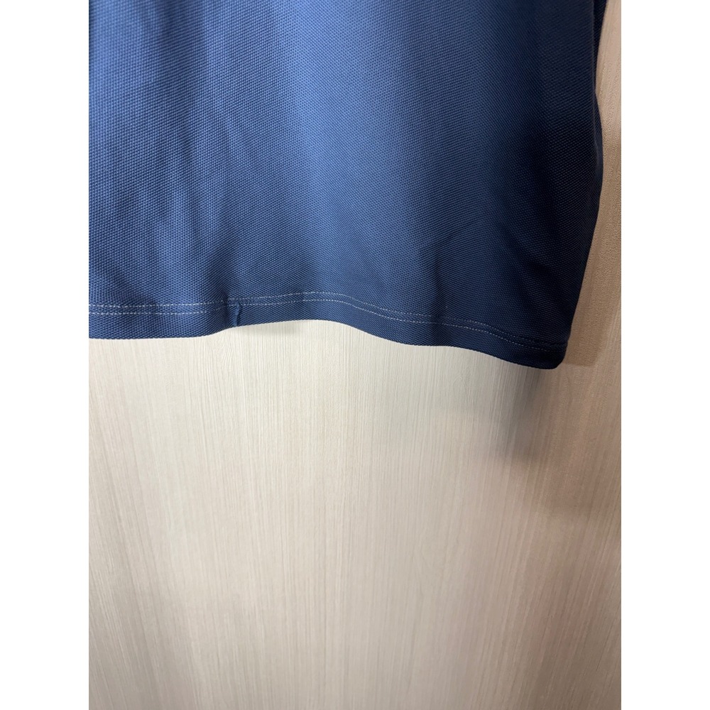 Tommy Bahama Mens XL Emfielder Supima Cotton Blue Short Sleeve Polo Shirt - Picture 7 of 13